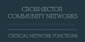 Cross-Sector Community Networks