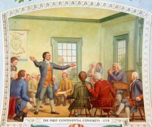 The First Continental Congress.
